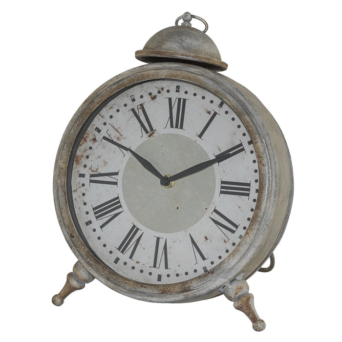August Grove Antique Tabletop Clock & Reviews Wayfair